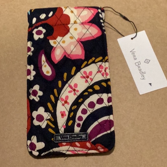 Vera Bradley “Painted Paisley” Print Hinged Sunglass Sleeve **New With Tags** - Picture 1 of 10